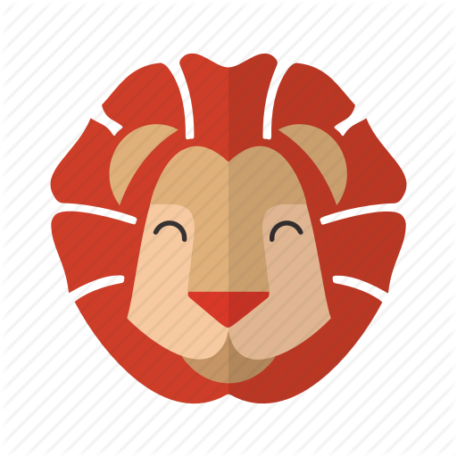 512x512 Animal, Brave, Cute, Fauna, Head, Lion, Mascot Icon