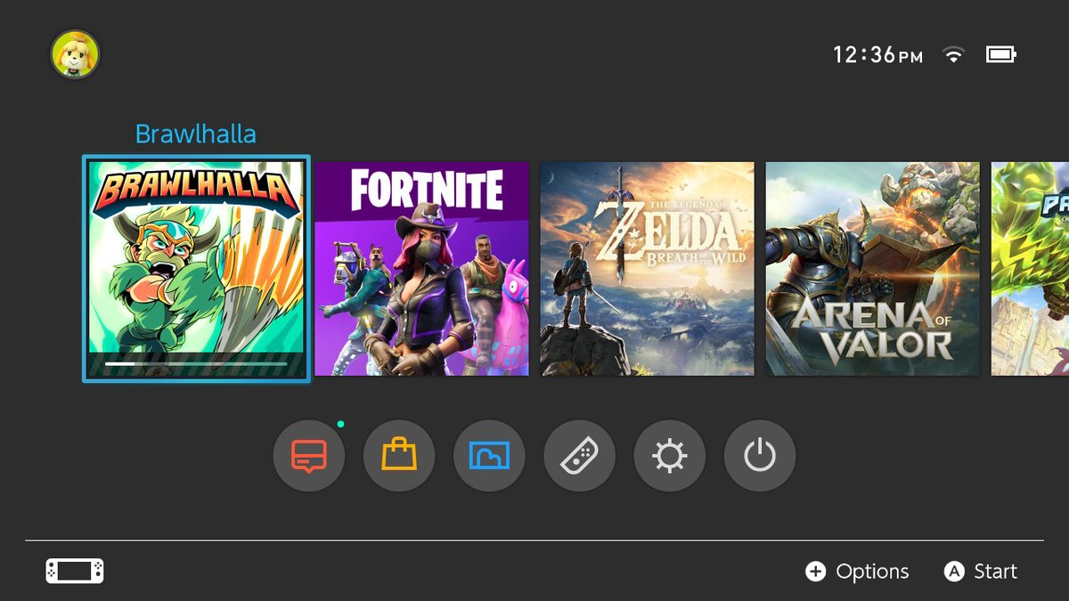 1200x675 Home Menu Brawlhalla Icon Nintendoswitch