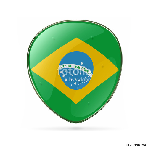 Brazil Flag Icon, Isolated On White Background Stock Photo 500x500 Brazil Flag Icon, Isolated On White Background Stock Photo