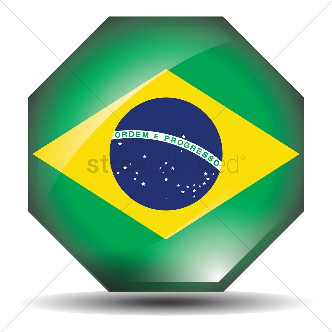 Brazil Flag Icon Vector Image 1300x1300 Brazil Flag Icon Vector Image