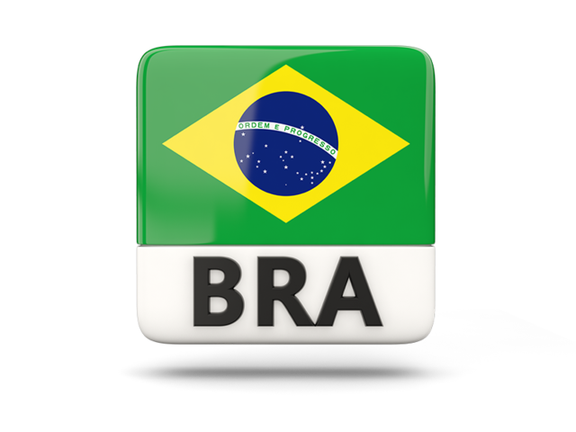 Square Icon With Iso Code Illustration Of Flag Of Brazil 640x480 Square Icon With Iso Code Illustration Of Flag Of Brazil