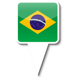256x256 Brazil Icon Iphone Map Flag Iconset Custom Icon Design