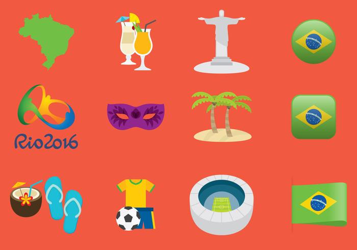 700x490 Brazil Icons