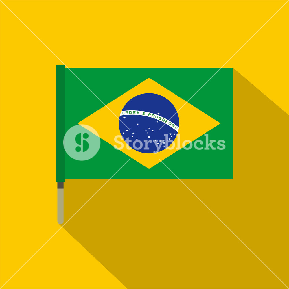 999x1000 National Flag Of Federative Republic Of Brazil Icon Flat