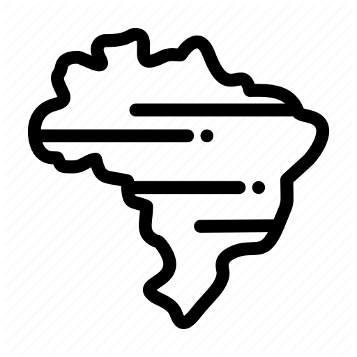 512x512 Brazil, Brazilian, Carnival, Celebration, Country, Map Icon