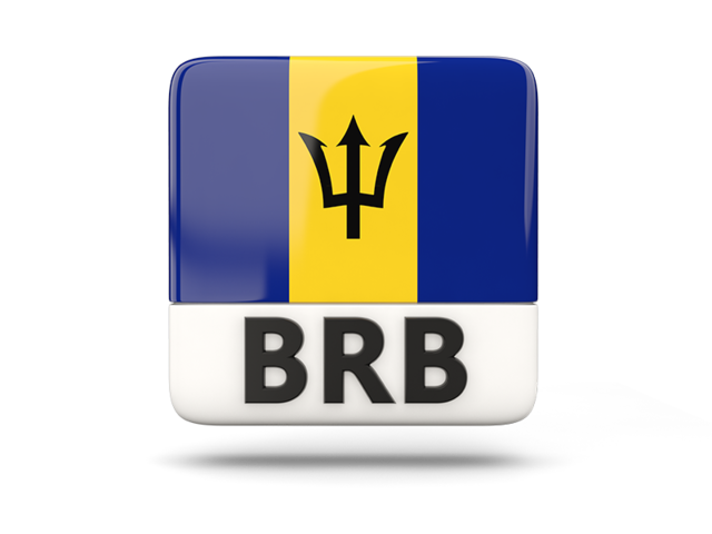 640x480 Square Icon With Iso Code Illustration Of Flag Of Barbados