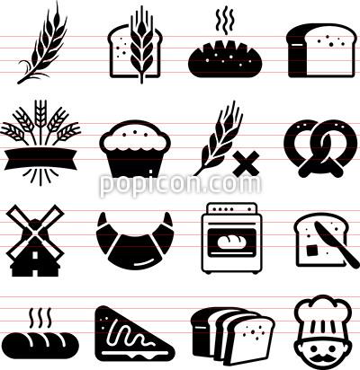 Breads And Grains Icons 400x412 Breads And Grains Icons