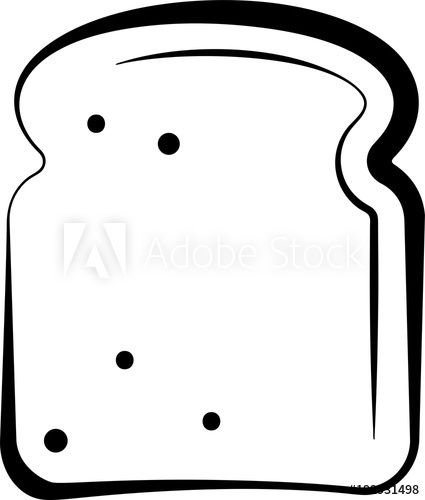 425x500 Bread Slice Icon