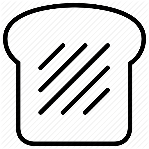 512x512 Bread, Breakfast, Food, Morning, Routine, Slice, Toast Icon