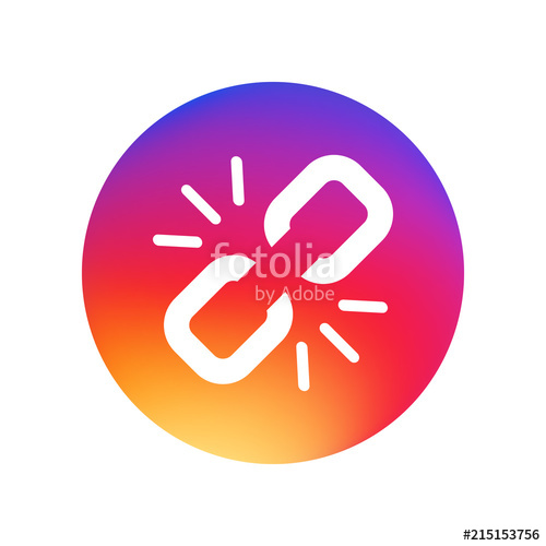 500x500 Link Break Icon Broken Connection Freedom Concept, Broken Chain