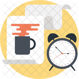 256x256 Break Time Icon Of Flat Style