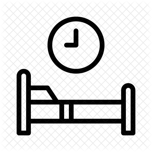 512x512 Rest Time Icon Of Line Style