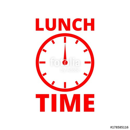 500x500 Time For Lunch, Flat Lunch Time Icon Stock Image And Royalty Free