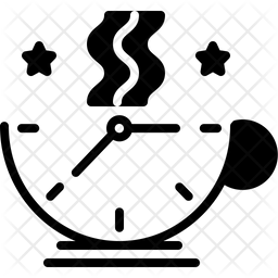 256x256 Break Time Icon Of Glyph Style