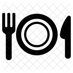 256x256 Breakfast Icon Of Glyph Style
