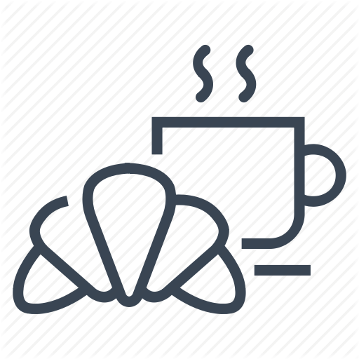 512x512 Breakfast, Coffee, Croissant Icon