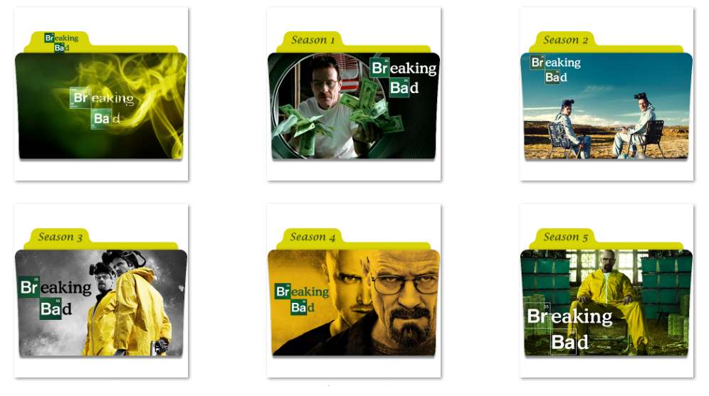 996x557 Breaking Bad Folder Icons