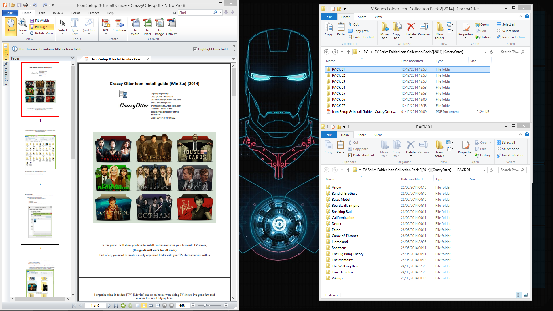 1920x1080 Tv Series Folder Icon Collection Pack