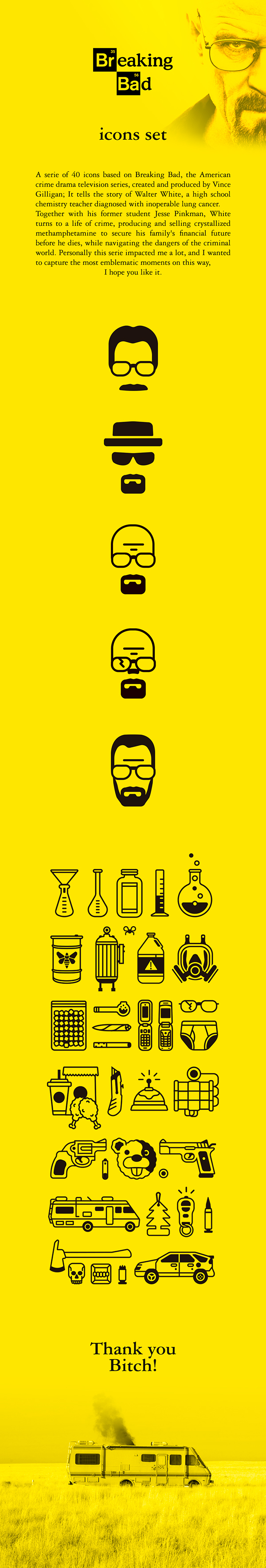 600x3533 Breaking Bad Icons Set On Wacom Gallery