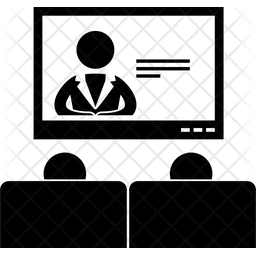 256x256 Breaking News Icon Of Glyph Style