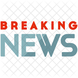 256x256 Breaking News Icon Of Flat Style