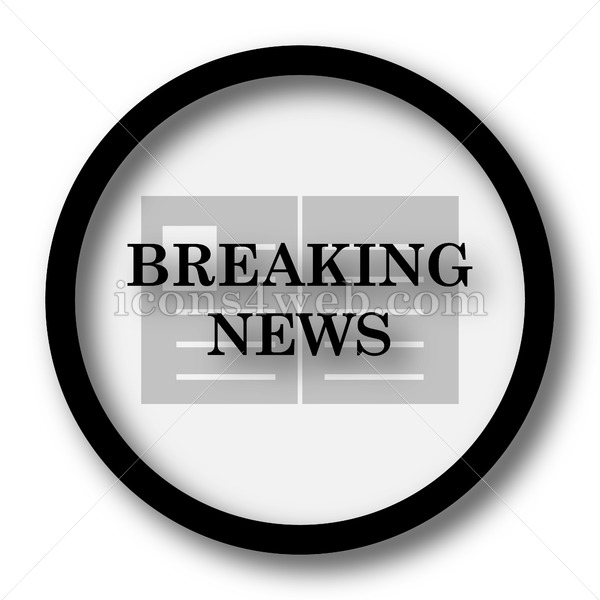 600x600 Breaking News Simple Icon Breaking News Simple Button