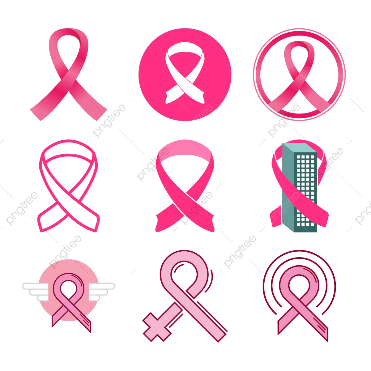 1200x1200 Breast Cancer Awareness Icon Symbol Design Illustration Graphic