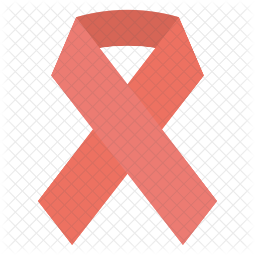512x512 Breast Cancer Ribbon Icon Of Flat Style