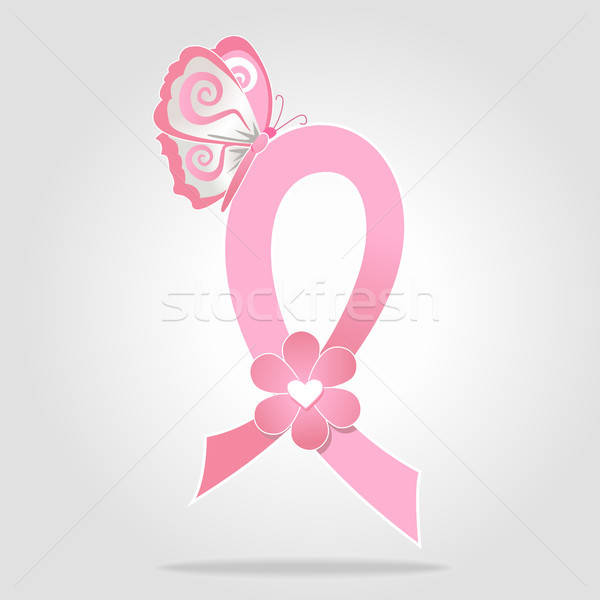 600x600 Breast Cancer Awareness Ribbon Icon Vector Illustration Olena
