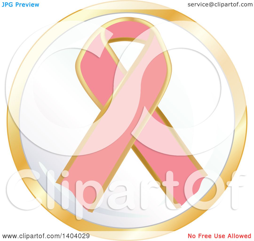 1080x1024 Clipart Of A Pink Breast Cancer Awareness Ribbon Icon