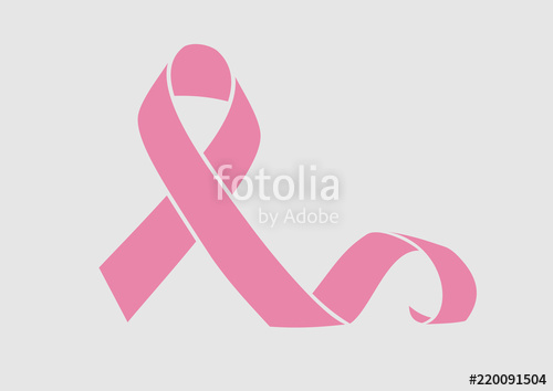 500x354 Pink Ribbon Icon Breast Cancer Awareness Symbol Vector