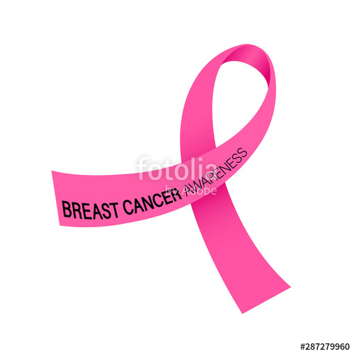 500x500 Pink Ribbon Symbol Breast Cancer Awareness Month Campaign Icon