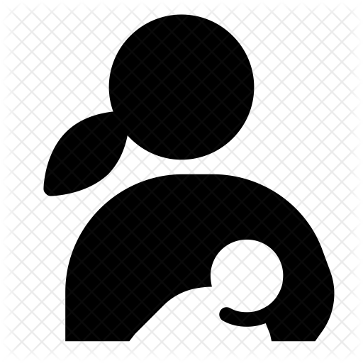512x512 Breastfeeding Icon Of Glyph Style