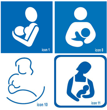 360x369 Creative Think Breastfeeding Icons