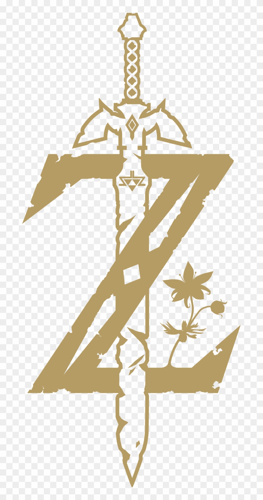 840x1598 Breath Of The Wild Logo Png