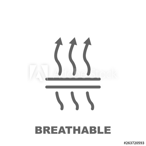 Breathable Icon Element Of Row Matterial Icon Thin Line Icon 500x500 Breathable Icon Element Of Row Matterial Icon Thin Line Icon