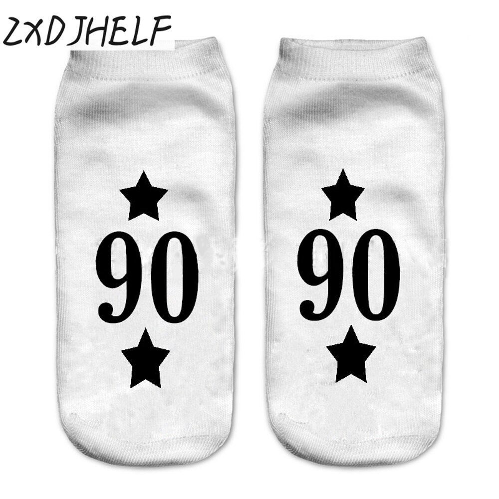 1000x1000 Zxdjhelf Women Letter Socks Harajuku Cotton Note Breathable Socks