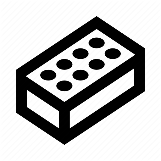 512x512 Brick, Building Material, Construction, Material, Repair Icon