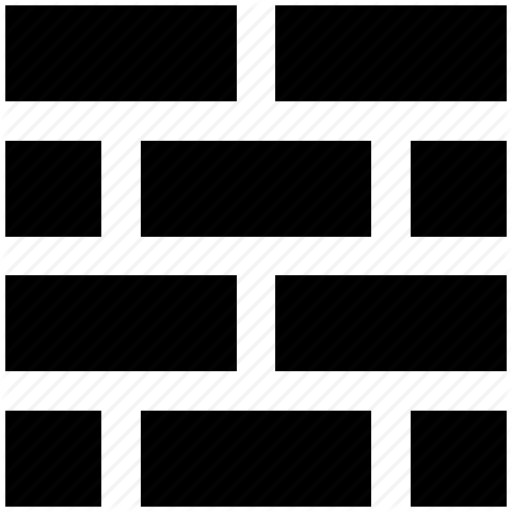 512x512 Brick, Brick Wall, Bricks, Firewall, Privacy, Safety, Wall Icon