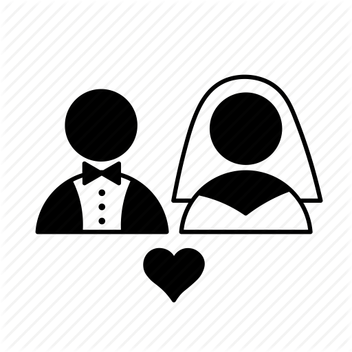 512x512 Bride, Couple, Family, Groom, Heart, Love, Marriage Icon