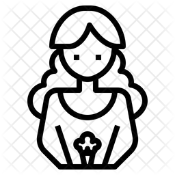 256x256 Bride Icon Of Line Style