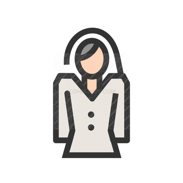 600x600 Bride Line Filled Icon