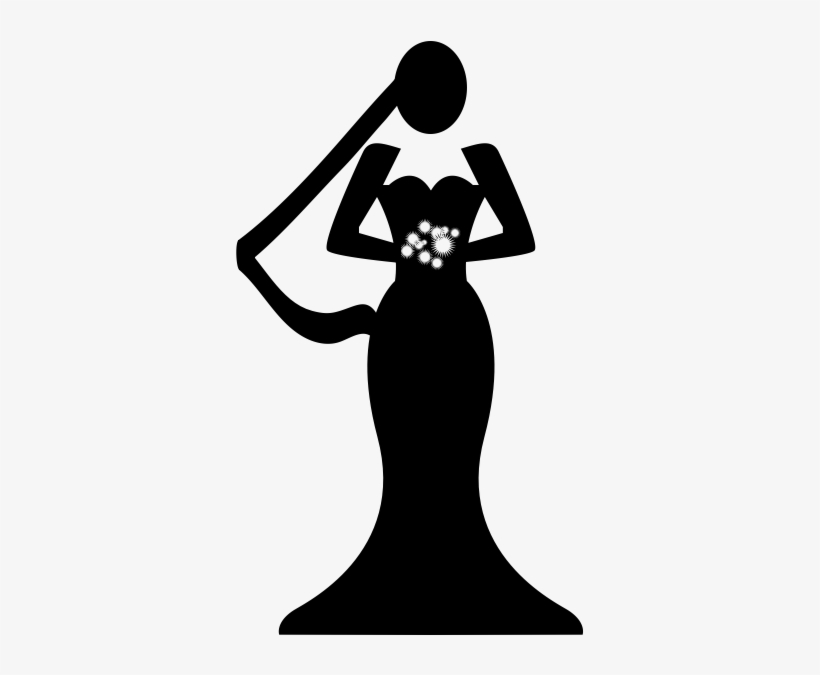 820x675 Silhouette Bride Icon Png Transparent Png