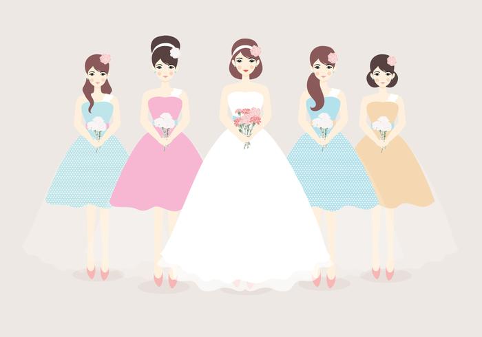 700x490 Bridesmaid Vector
