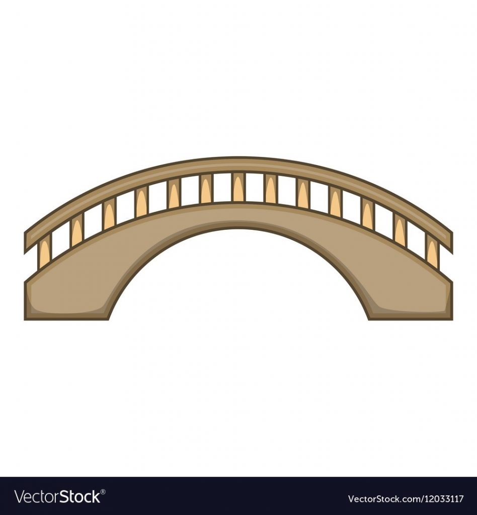 948x1024 Bridge Icon Round Cartoon Style Royalty Free Vector Image Gado Gado