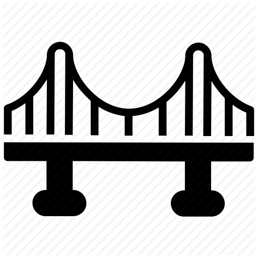512x512 Bridge Base, Chain Bridge, Chain Overpass, Flyover Architecture