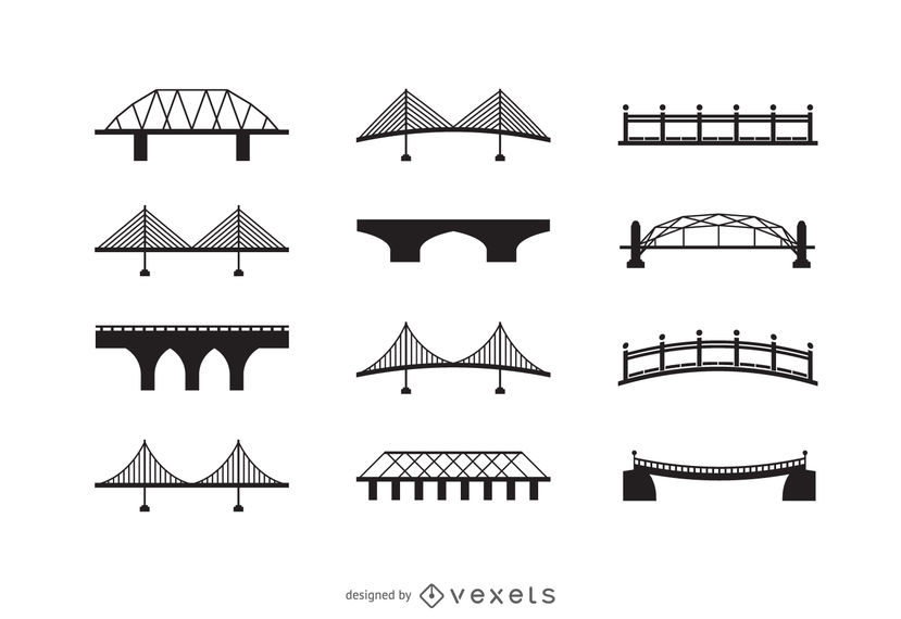829x570 Bridge Icon Set