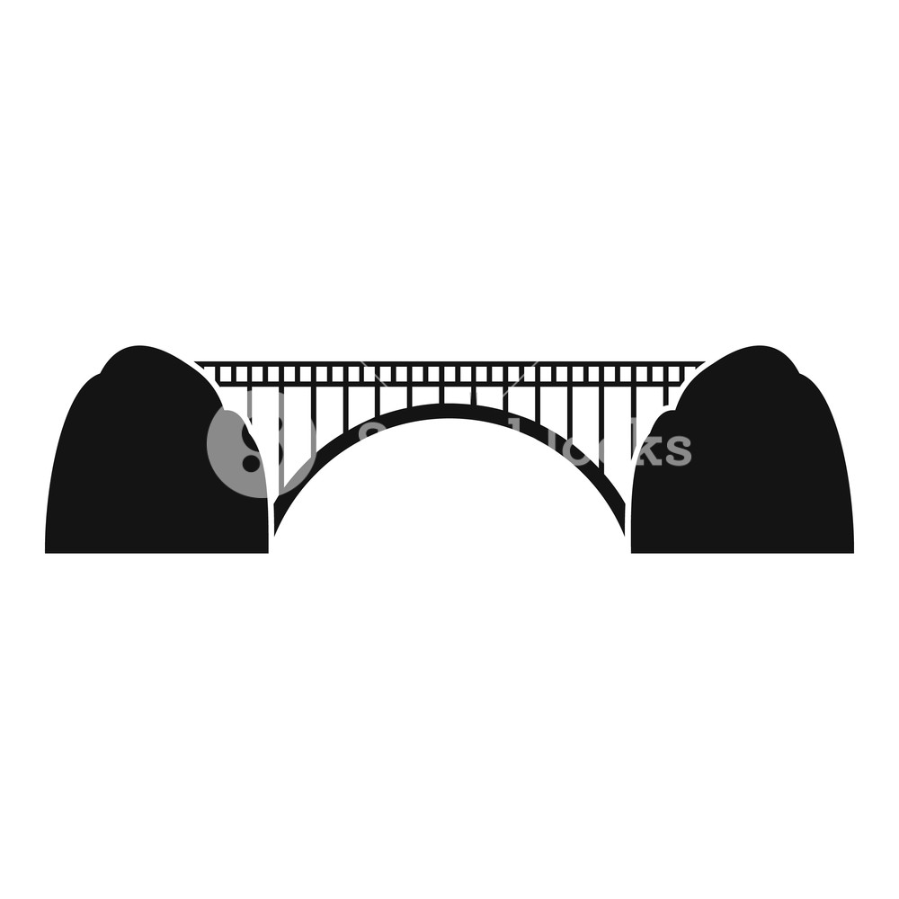 1000x1000 Bridge Icon Simple Illustration Of Bridge Vector Icon For Web