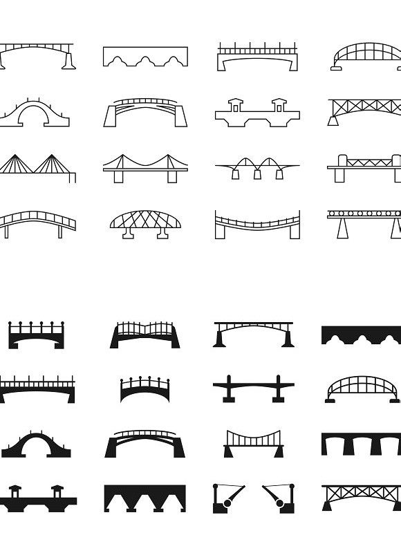 580x800 Bridges Icons