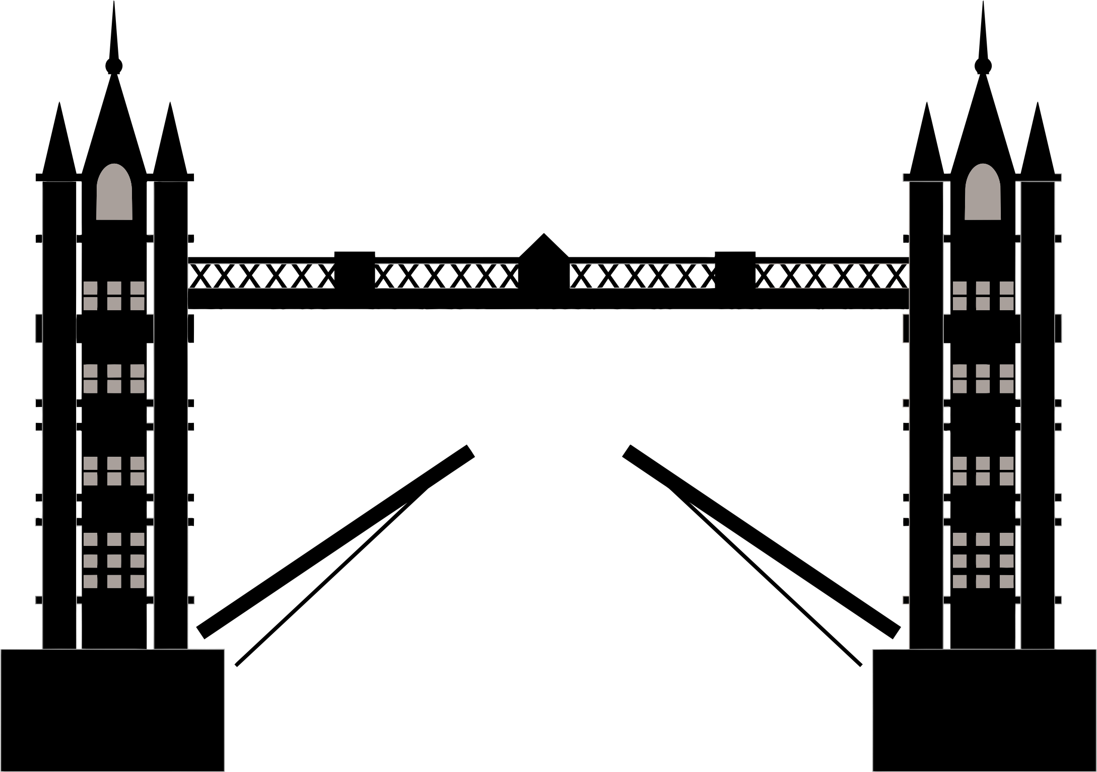 2178x1533 London Tower Bridge Icons Png